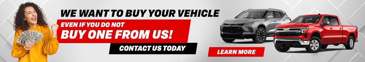 We Want To Buy Your Vehicle