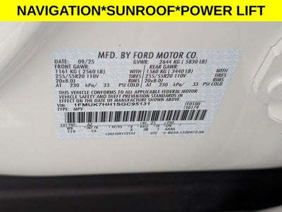 2025 Ford Explorer Platinum