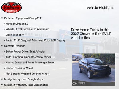 2027 Chevrolet Bolt LT