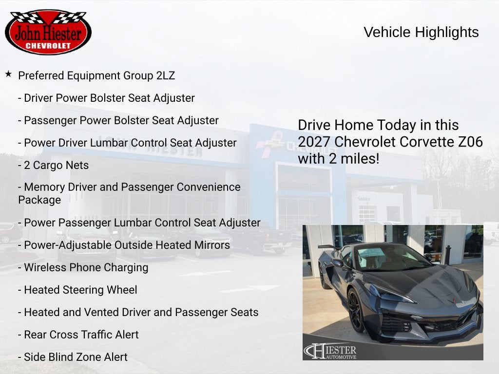 2027 Chevrolet Corvette 2LZ - Photo 6