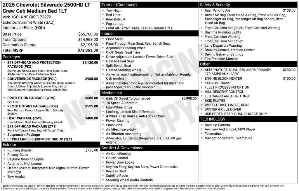 2025 Chevrolet Silverado 2500 HD LT