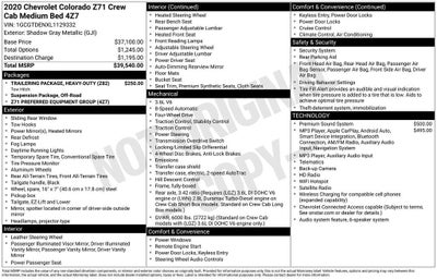 2020 Chevrolet Colorado 4WD Z71
