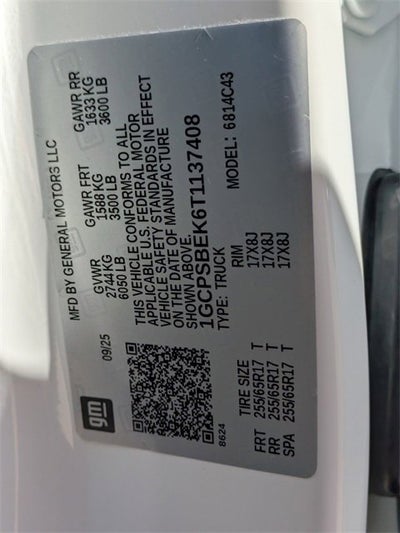 2026 Chevrolet Colorado WT