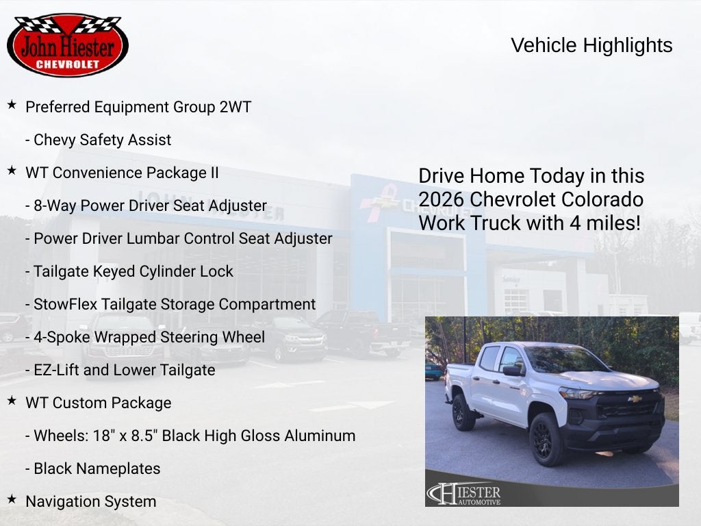 2026 Chevrolet Colorado Work Truck - Photo 6
