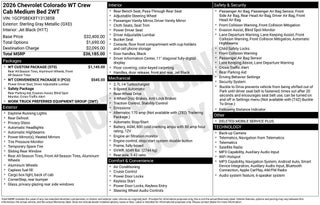 2026 Chevrolet Colorado WT