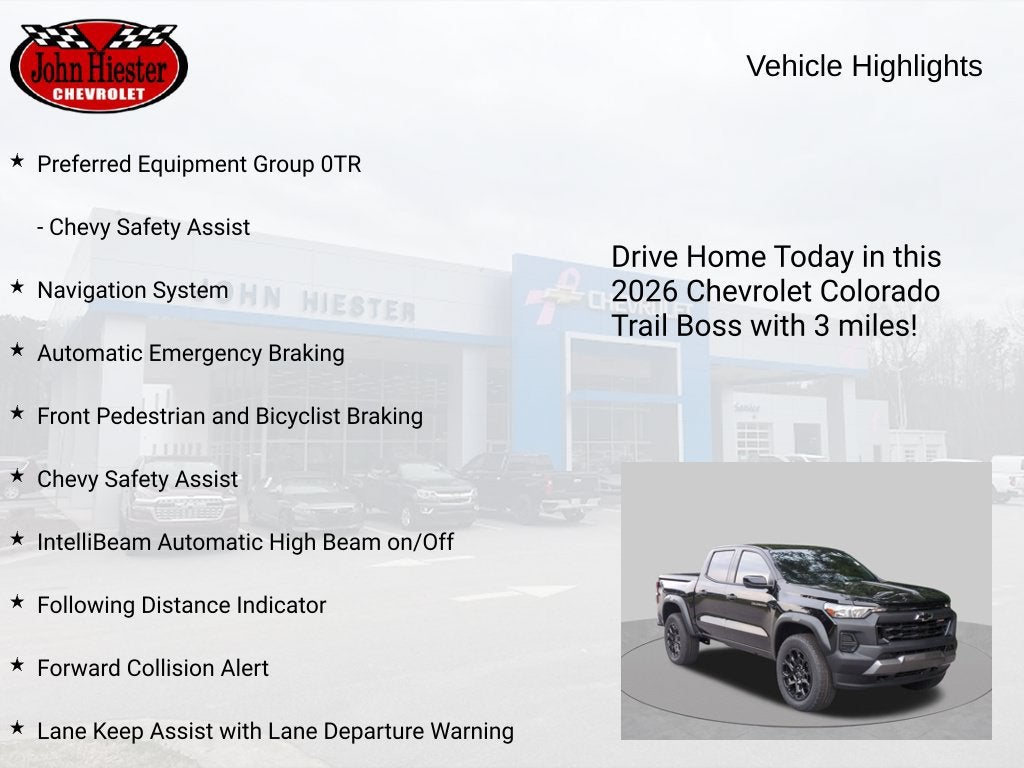 2026 Chevrolet Colorado Trail Boss