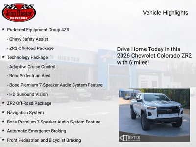 2026 Chevrolet Colorado ZR2