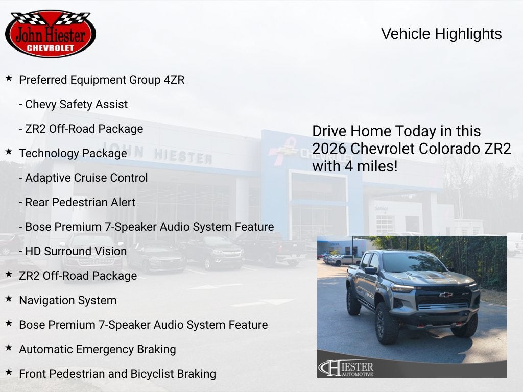 2026 Chevrolet Colorado ZR2
