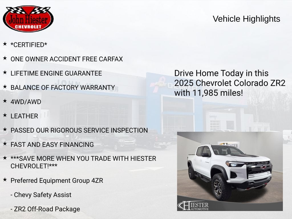 2025 Chevrolet Colorado ZR2