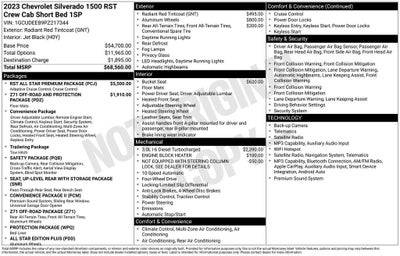2023 Chevrolet Silverado 1500 RST