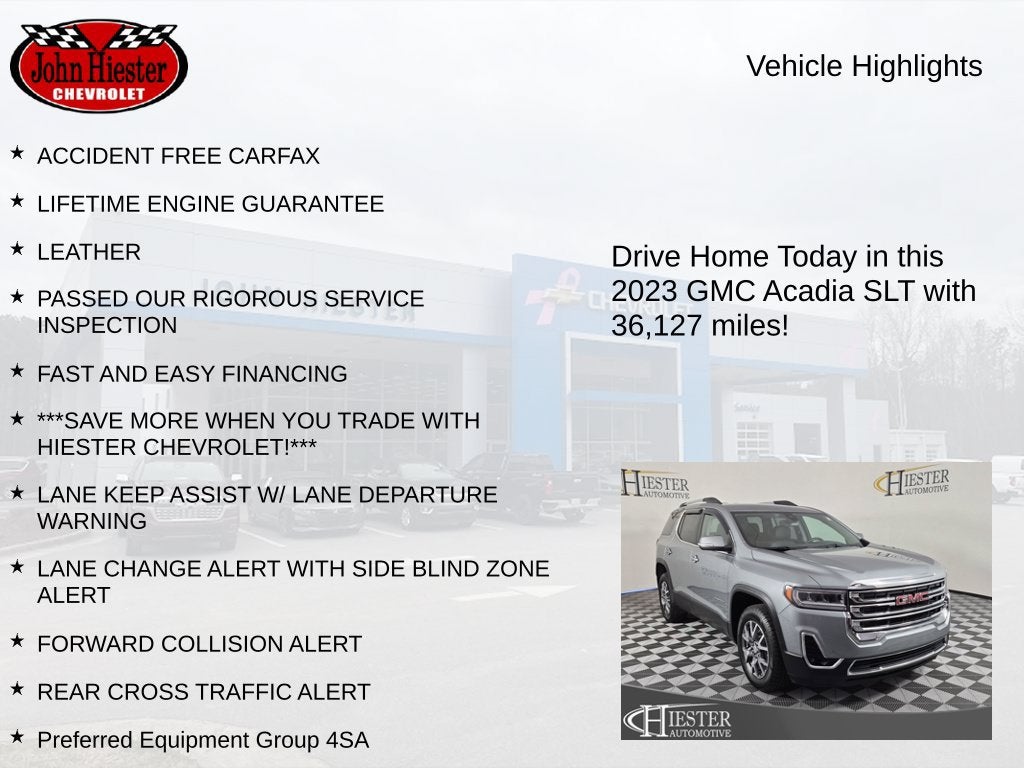 2023 GMC Acadia SLT
