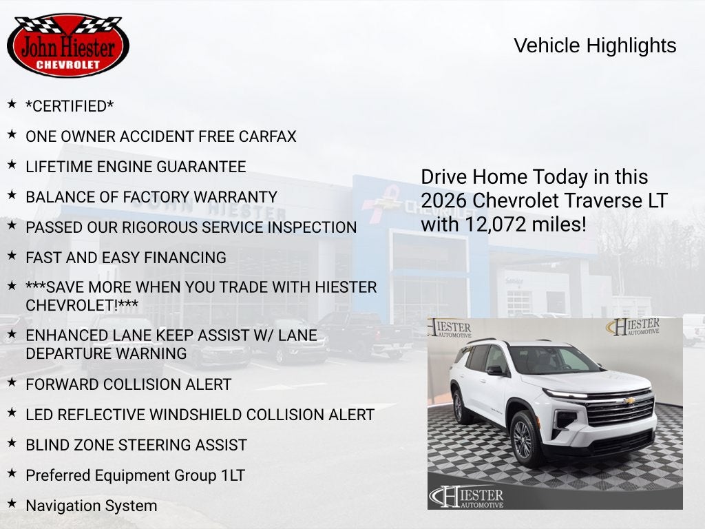 2026 Chevrolet Traverse LT