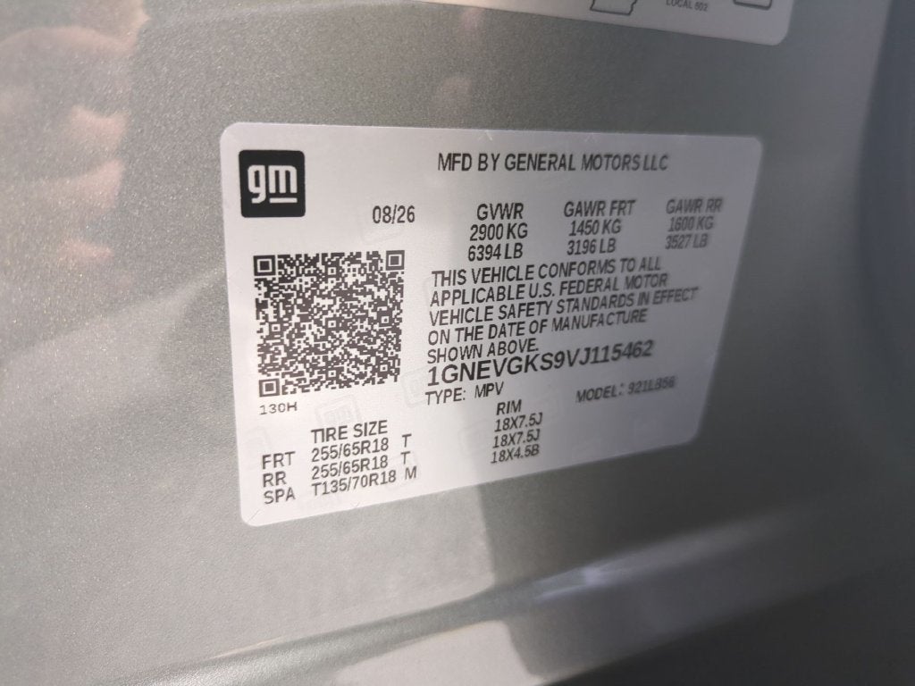 2027 Chevrolet Traverse LT
