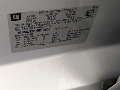 2017 Chevrolet Suburban Premier