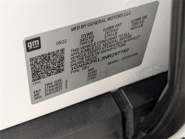 2022 Chevrolet Tahoe Z71