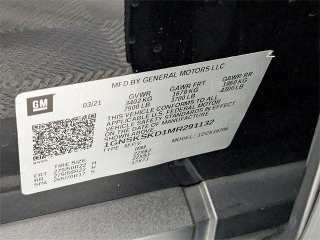 2021 Chevrolet Tahoe Premier