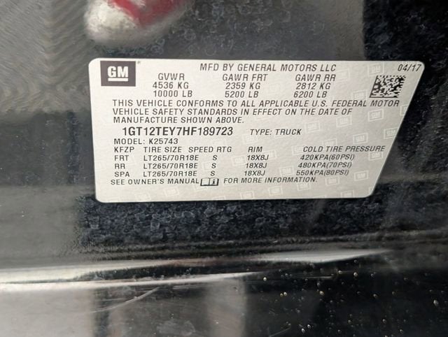 2017 GMC Sierra 2500 HD SLT