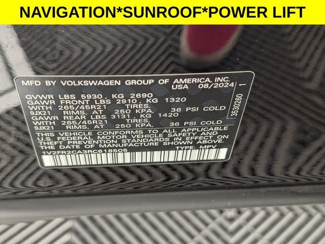 2024 Volkswagen Atlas 2.0T SEL Premium R-Line