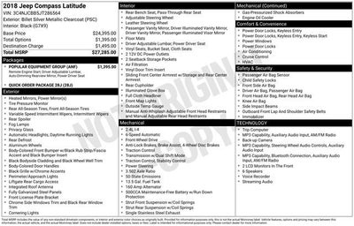 2018 Jeep Compass Latitude FWD