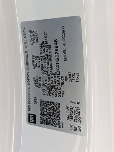 2026 Chevrolet Silverado 1500 WT