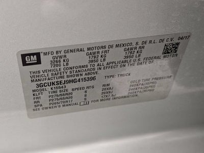 2017 Chevrolet Silverado 1500 LTZ