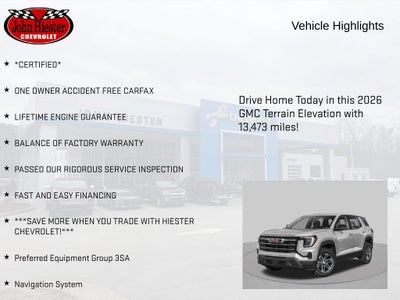 2026 GMC Terrain Elevation