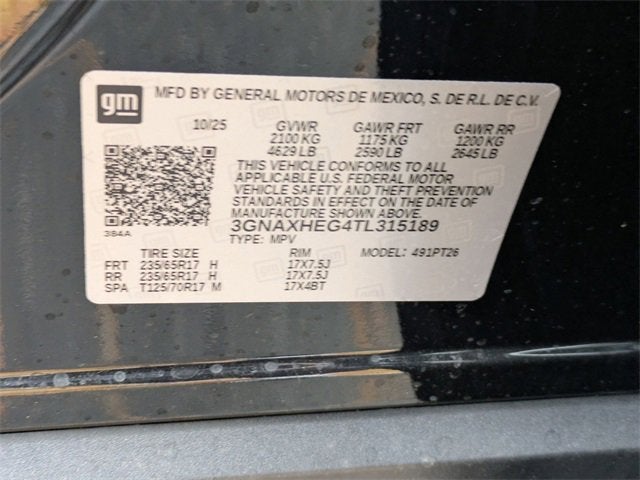 2026 Chevrolet Equinox LT