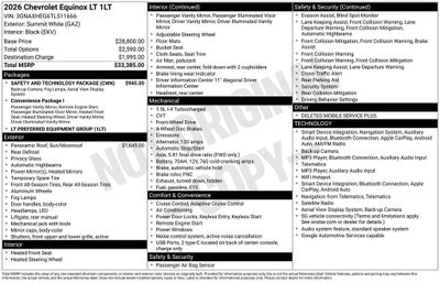 2026 Chevrolet Equinox LT