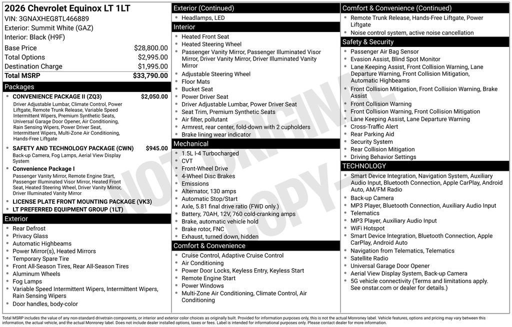 2026 Chevrolet Equinox LT