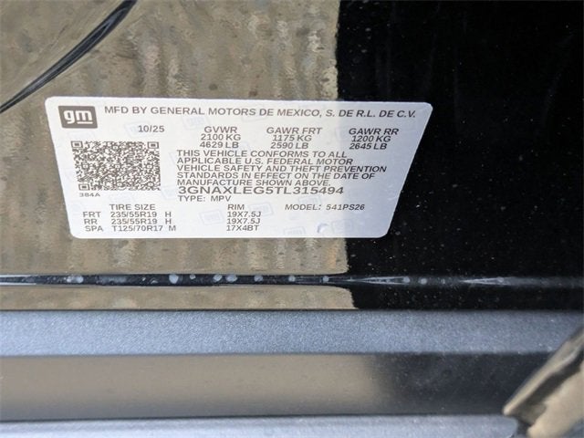 2026 Chevrolet Equinox RS