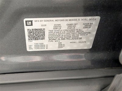 2019 Chevrolet Trax LT