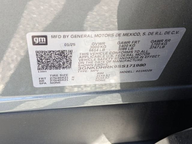 2025 Chevrolet Blazer EV RS