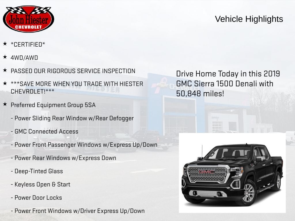 2019 GMC Sierra 1500 Denali