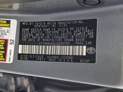 2026 Toyota Camry SE