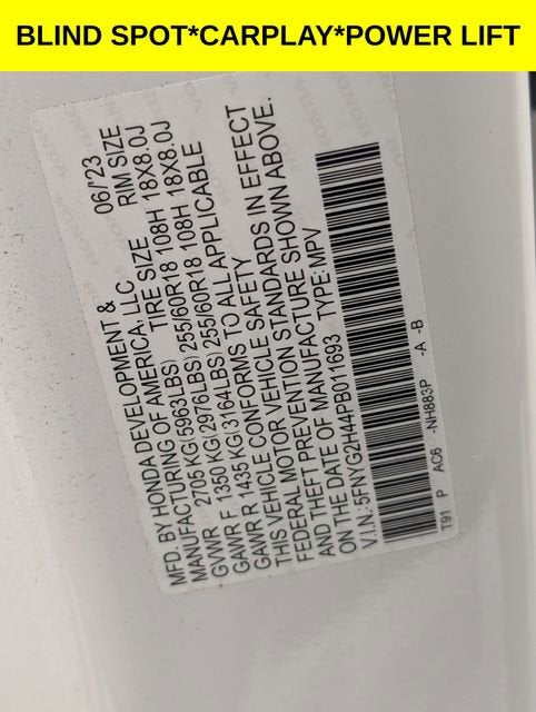 2023 Honda Pilot EX-L 8 Passenger