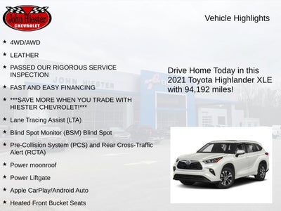 2021 Toyota Highlander XLE
