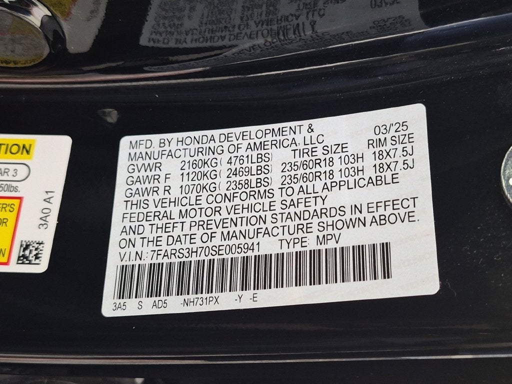 2025 Honda CR-V EX-L 2WD