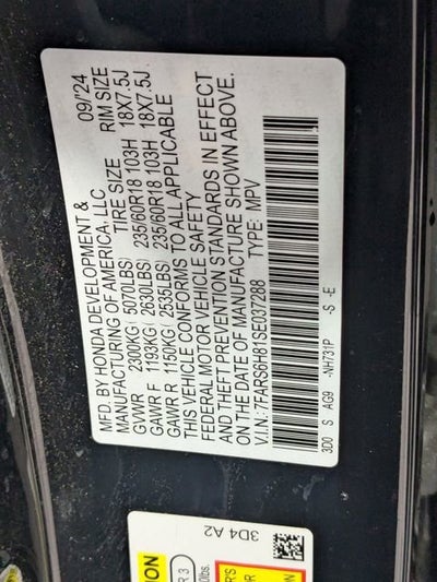 2025 Honda CR-V Hybrid Sport-L