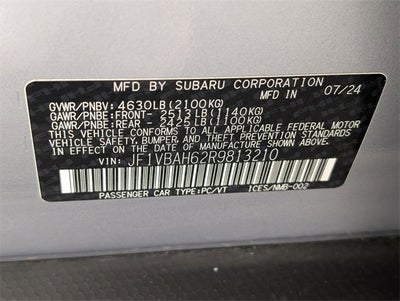 2024 Subaru WRX Premium