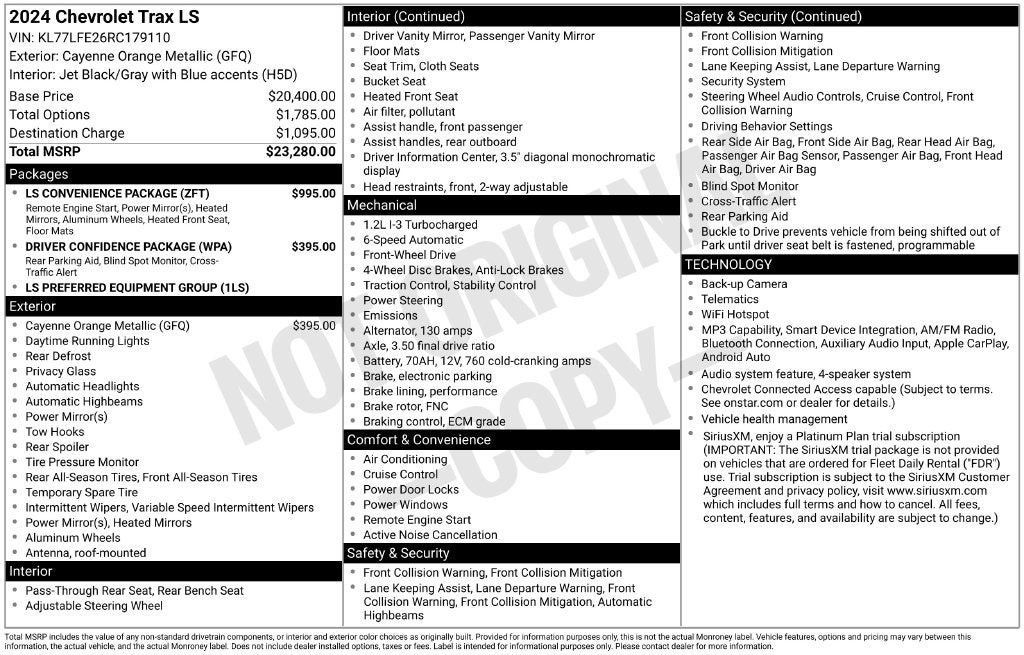 2024 Chevrolet Trax LS