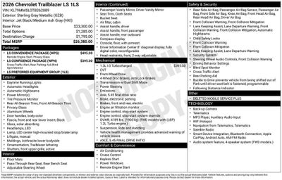 2026 Chevrolet Trailblazer LS