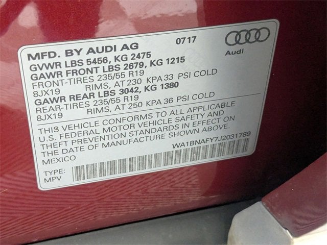 2018 Audi Q5 Premium Plus