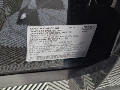 2018 Audi SQ5 3.0T Premium Plus