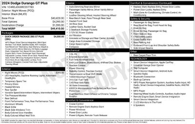 2024 Dodge Durango GT Plus