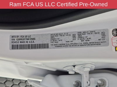 2022 RAM 1500 Big Horn/Lone Star