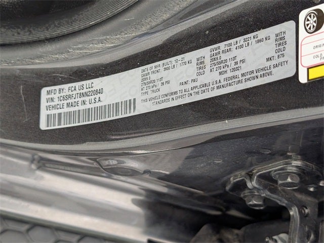 2022 RAM 1500 Laramie