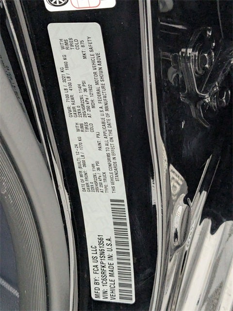 2025 RAM 1500 Tungsten