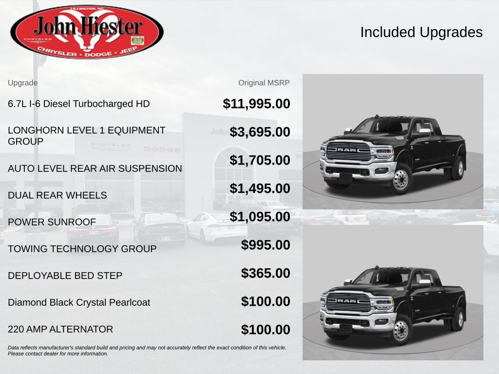 2020 RAM 3500 Laramie Longhorn