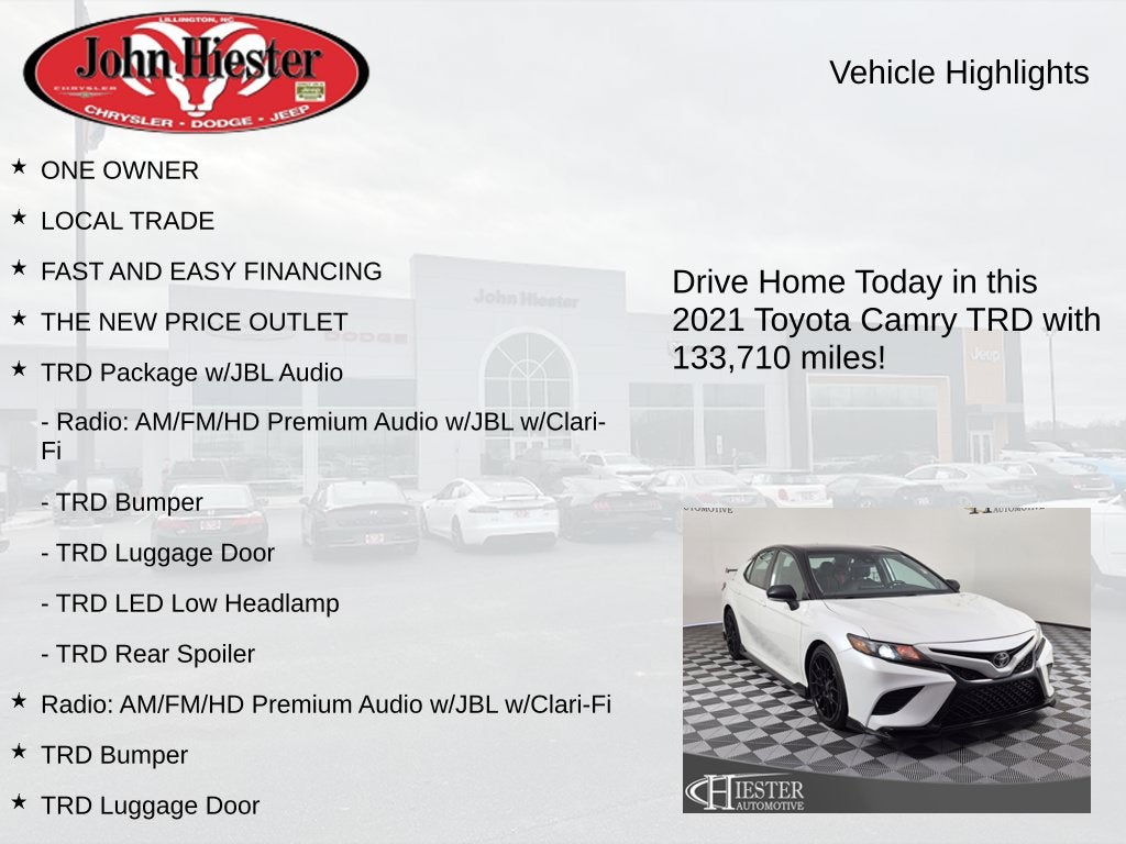 2021 Toyota Camry TRD V6