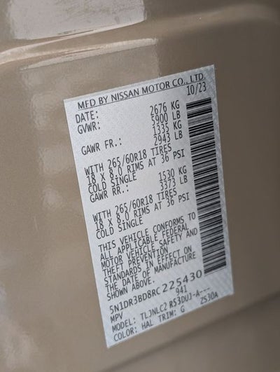 2024 Nissan Pathfinder Rock Creek 4WD